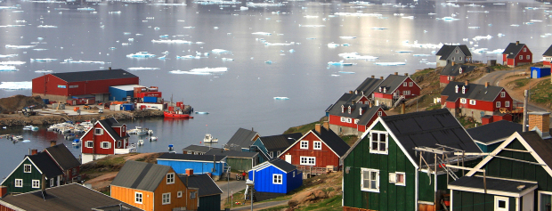 Huse i Grønland