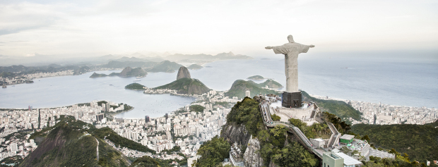 Rio De Janerio og statuen Cristo Redentor
